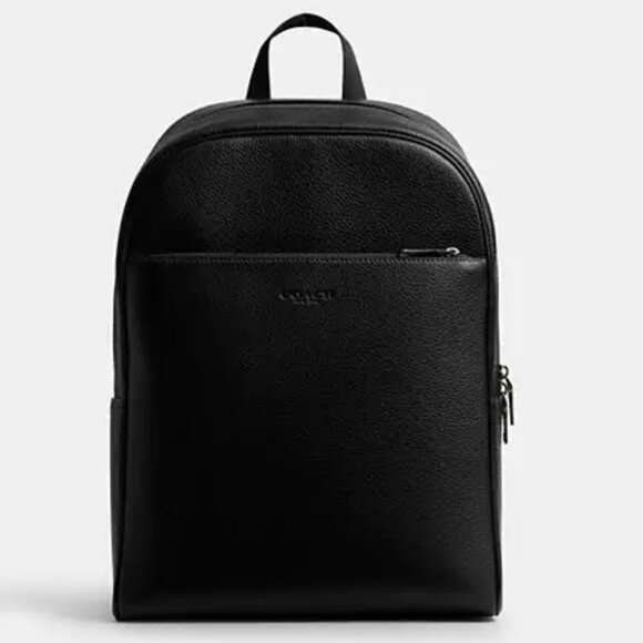 Coach Owen Backpack in Black Leather CAJ66 - Picture 1 of 7